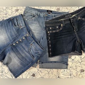 Bundle Jean Capri and shorts